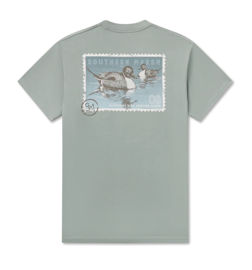 Southern Marsh Youth SS Duckstamp Tee BURNT SAGE