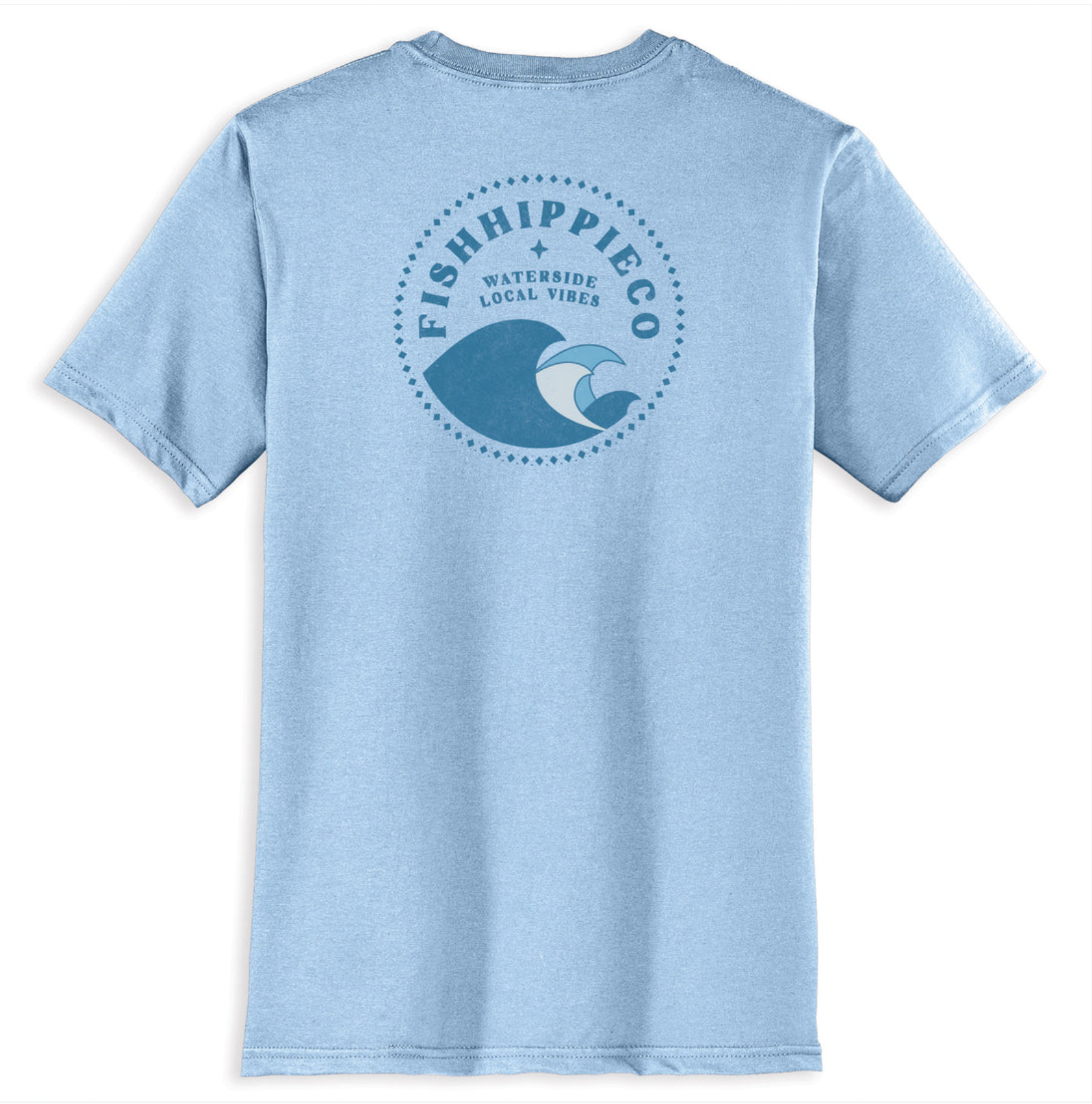 Fish Hippie M SS Local Vibes Tee AZURE