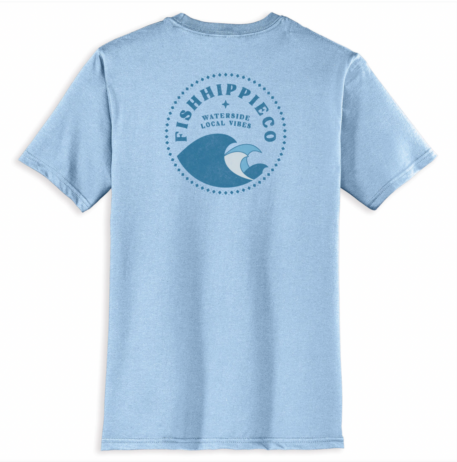 Fish Hippie M SS Local Vibes Tee AZURE