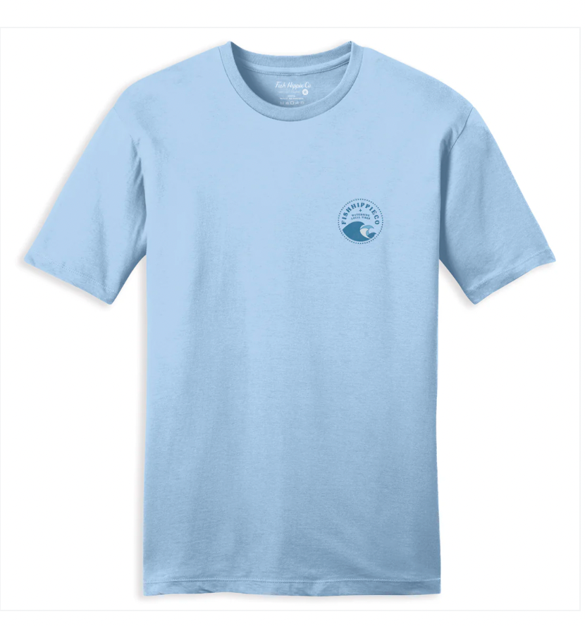 Fish Hippie M SS Local Vibes Tee AZURE