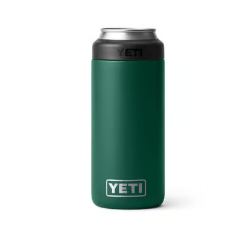 Yeti Rambler Colster Slim Can BLACK FOREST GREEN
