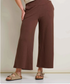 Toad & Co W Chaka Wide Leg Pant CHESTNUT TEXTURE