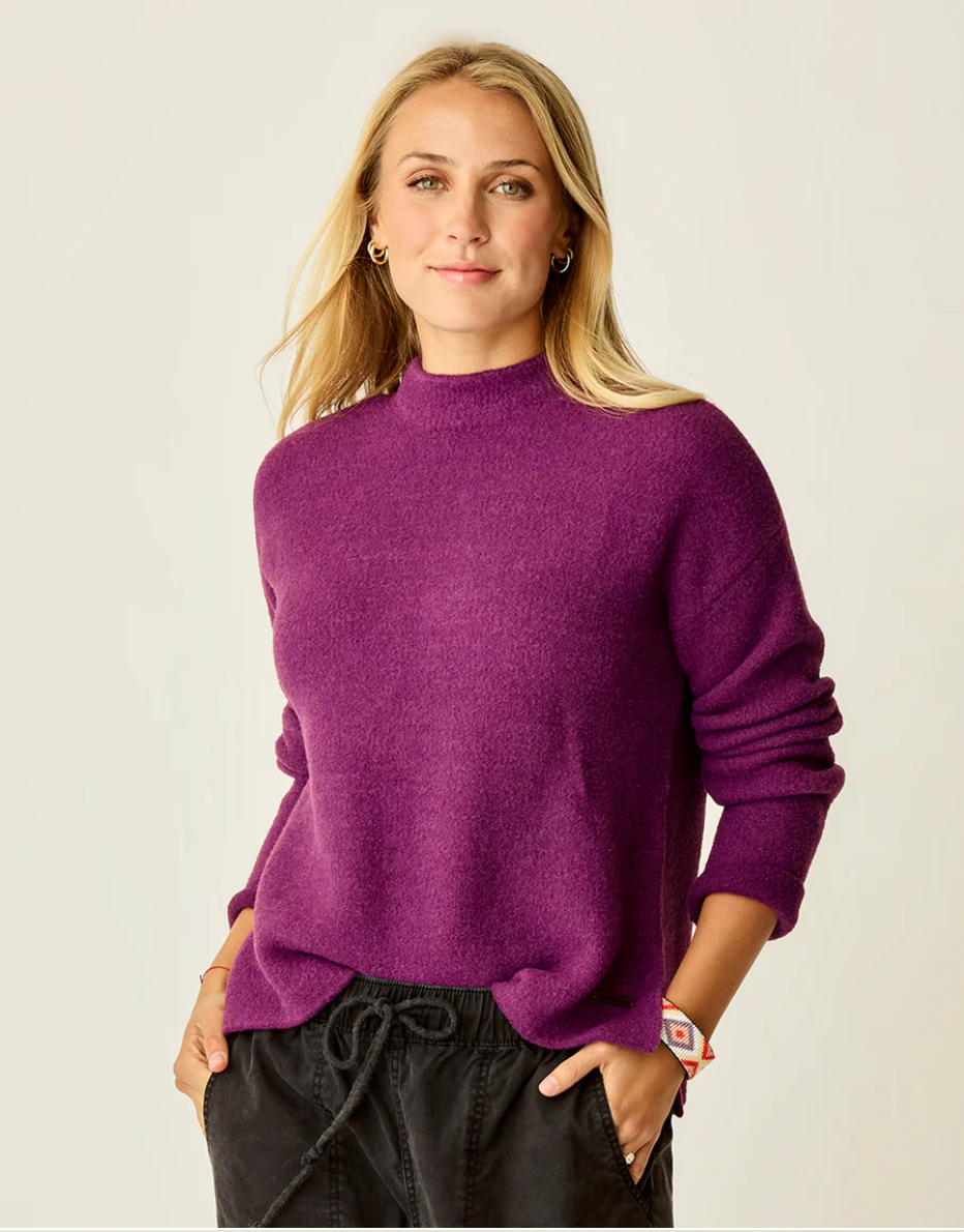 Carve Designs W Olivia Plush Sweater NIRVANA