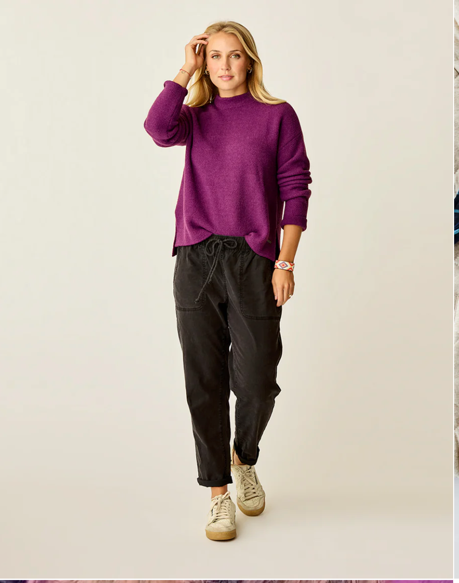 Carve Designs W Olivia Plush Sweater NIRVANA