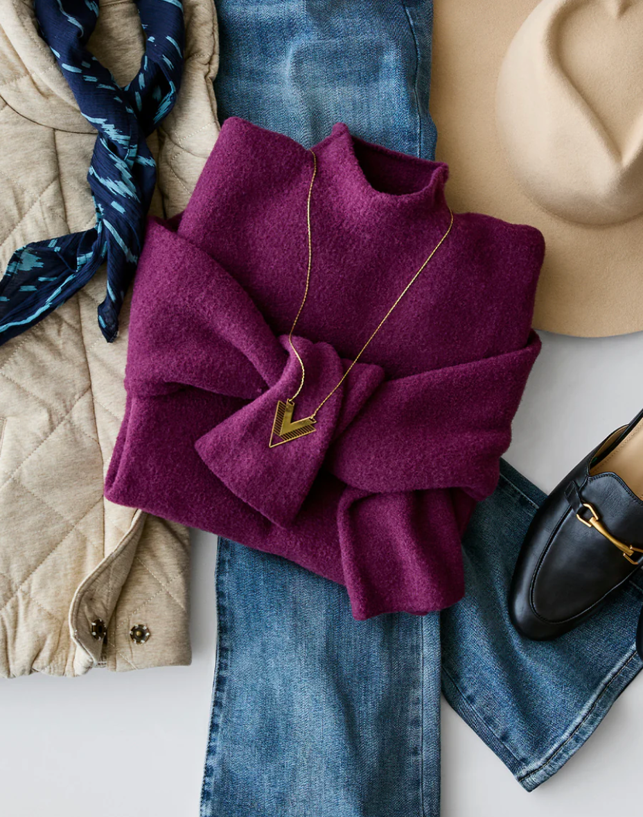 Carve Designs W Olivia Plush Sweater NIRVANA