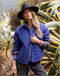 Carve Designs W Marais Reversible Jacket FIR / CAPRI BATIK