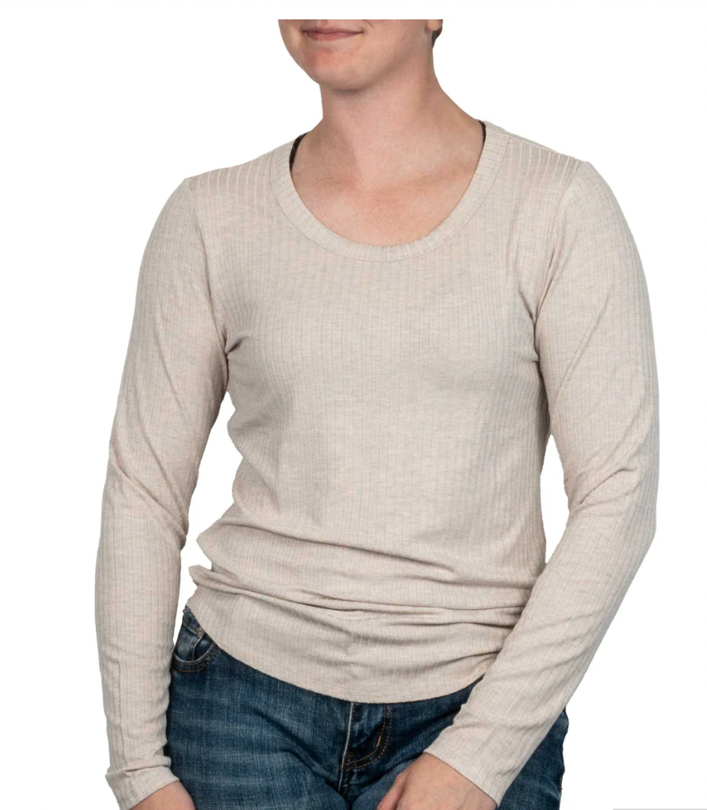 Flag & Anthem W LS Laurens Scoop Neck MULTI