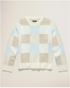 Flag & Anthem W Rainelle Patchwork Sweater TAN/BLUE/CREAM