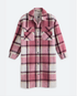 Flag & Anthem W Sharon Longline Shacket PINK PLAID