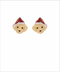 Golden Stella Christmas Golden Retriever Earrings