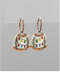 Golden Stella Christmas Sweater Lights Earrings