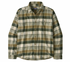 Patagonia M LW Fjord Flannel ROCKY GROWTH GREEN