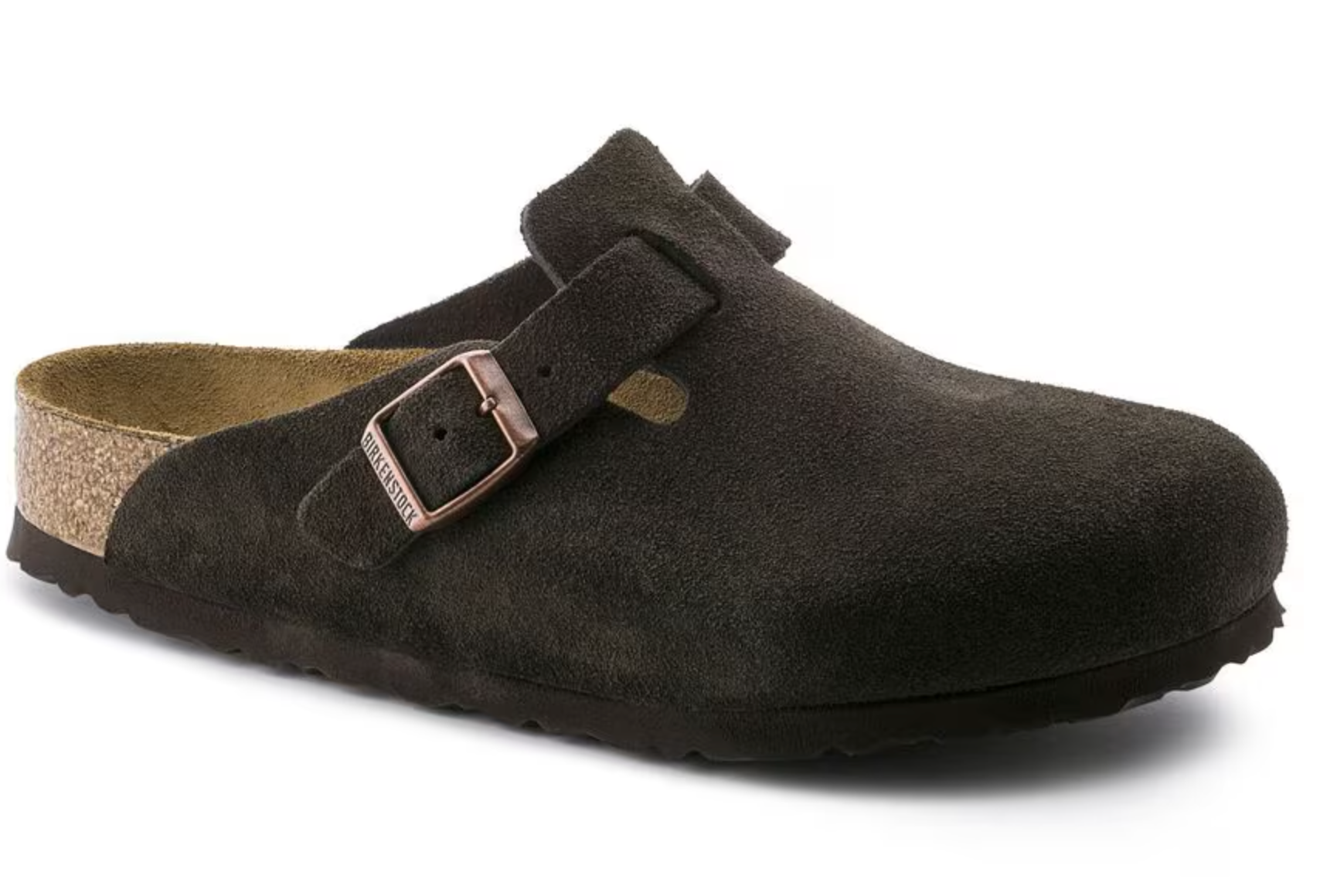 Birkenstock M Boston SFB Suede MOCHA - REGULAR