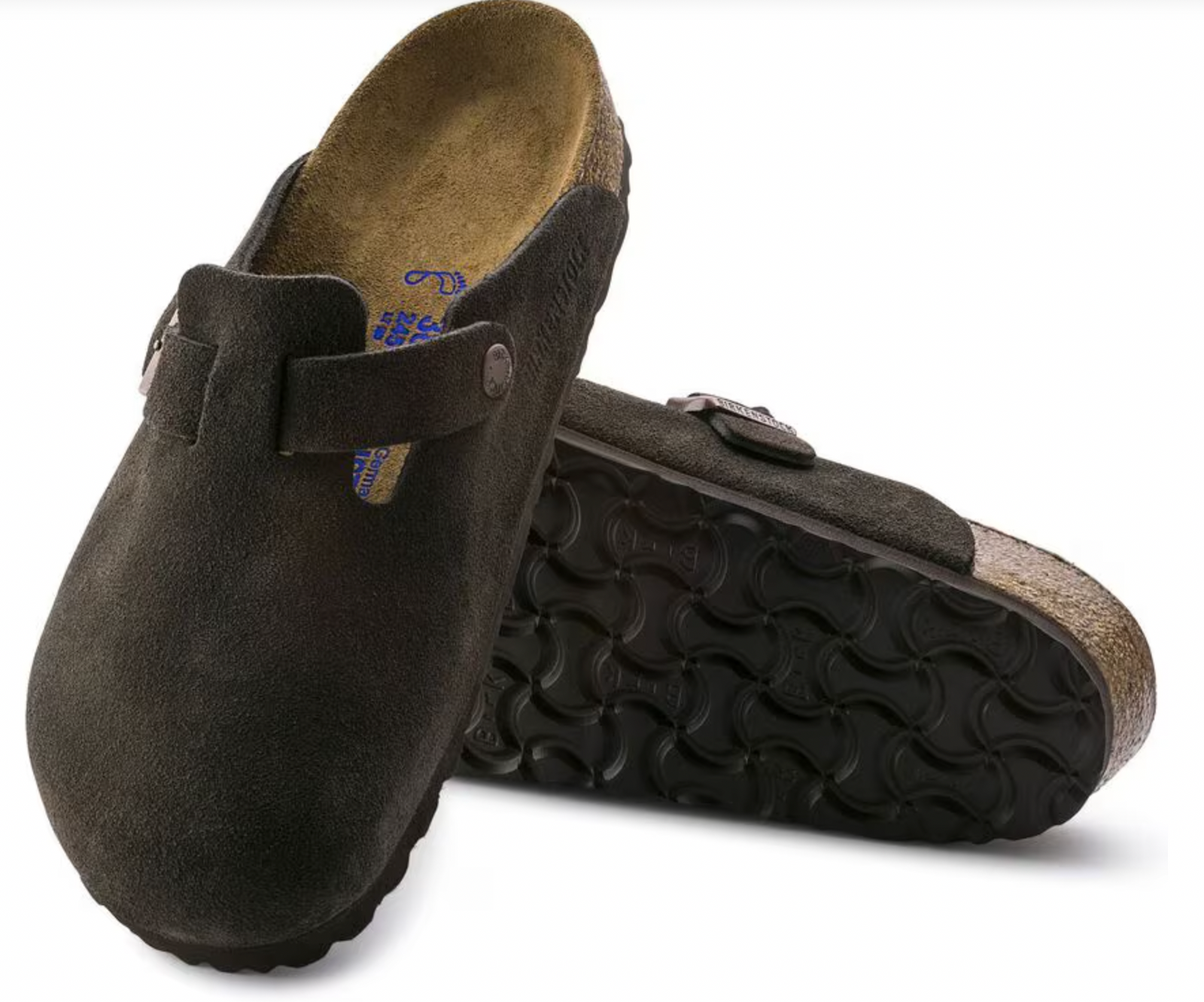 Birkenstock M Boston SFB Suede MOCHA - REGULAR