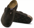 Birkenstock M Boston SFB Suede MOCHA - REGULAR