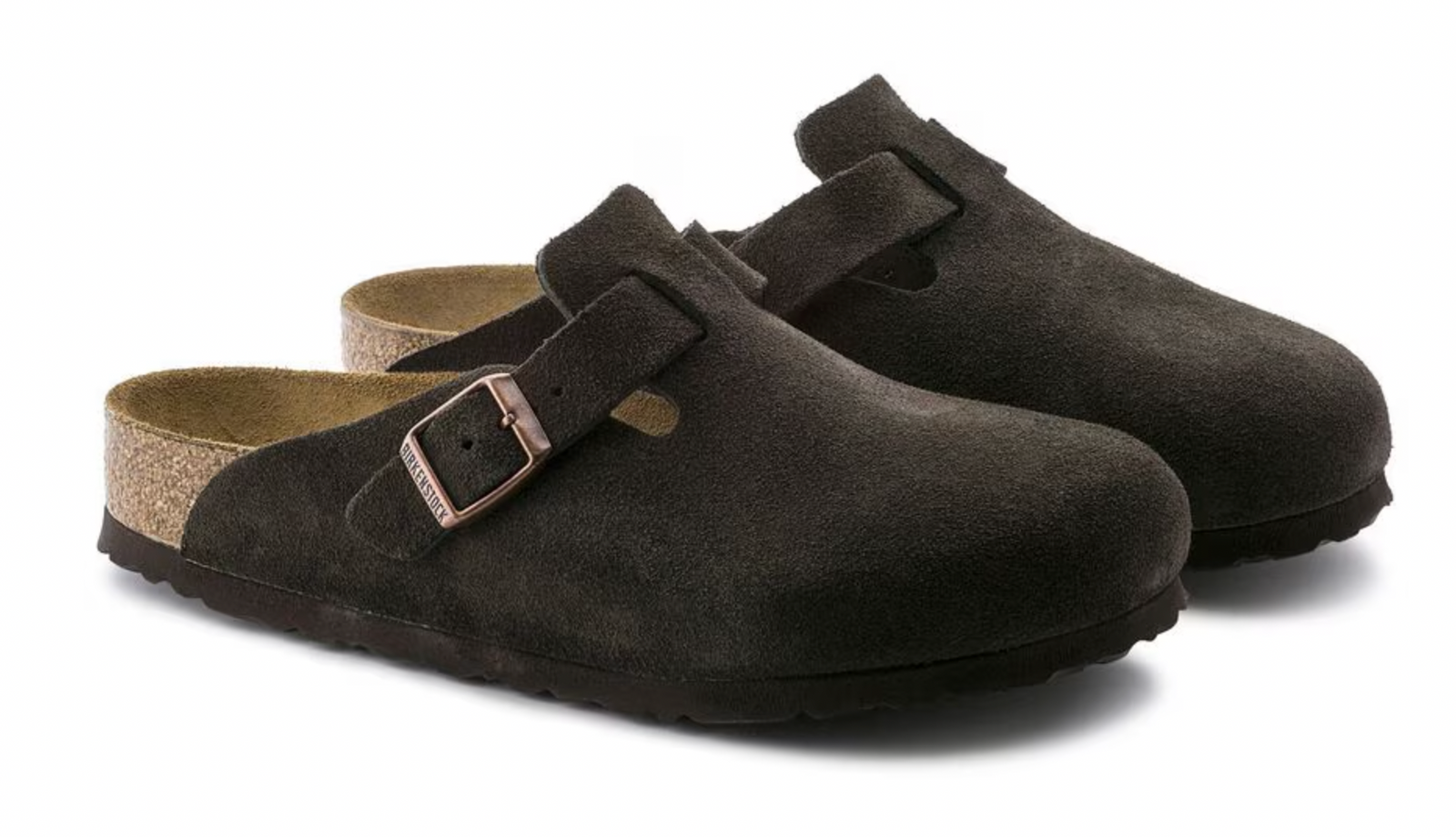 Birkenstock M Boston SFB Suede MOCHA - REGULAR