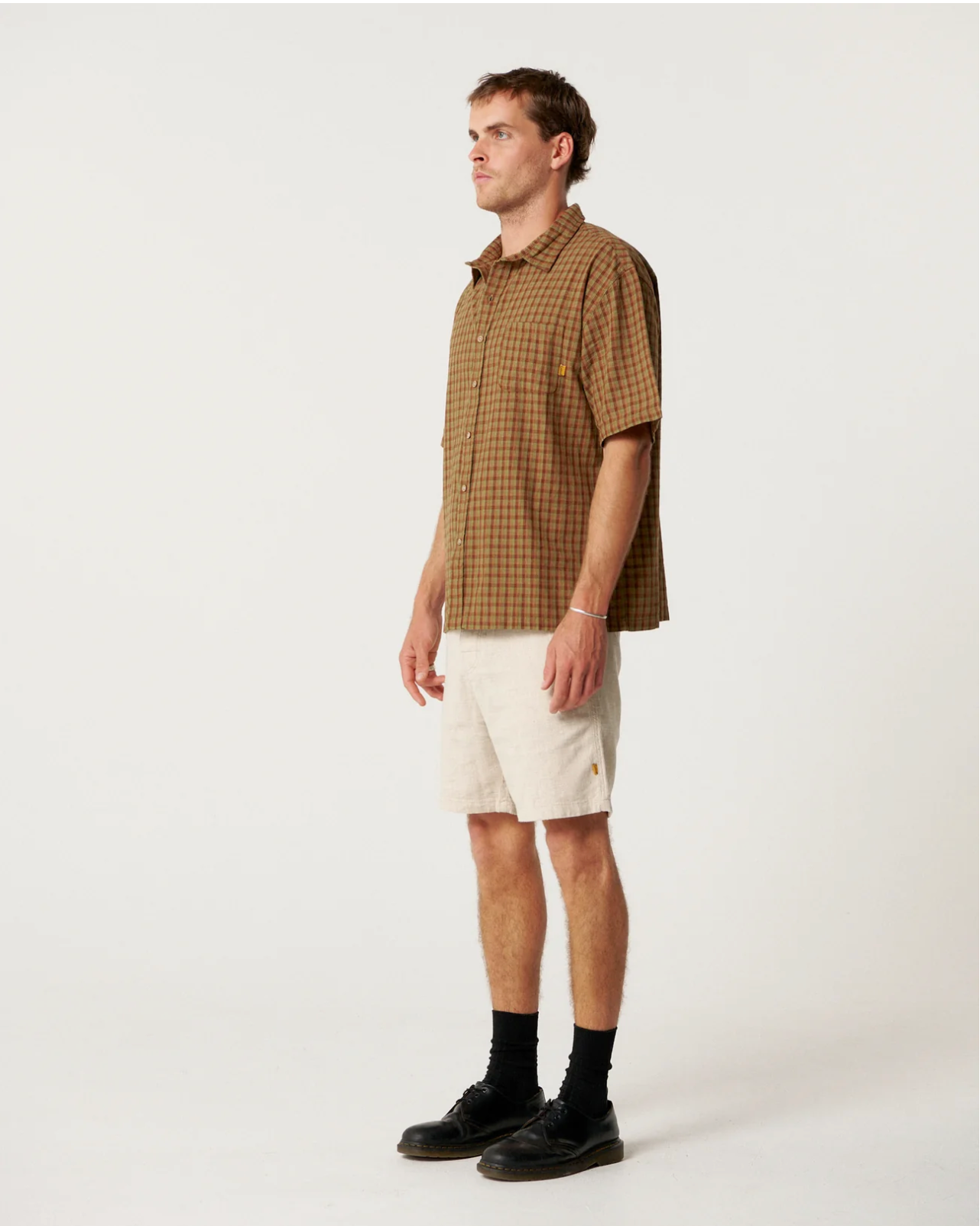 Critical Slide M SS Middletown Shirt CHESTNUT
