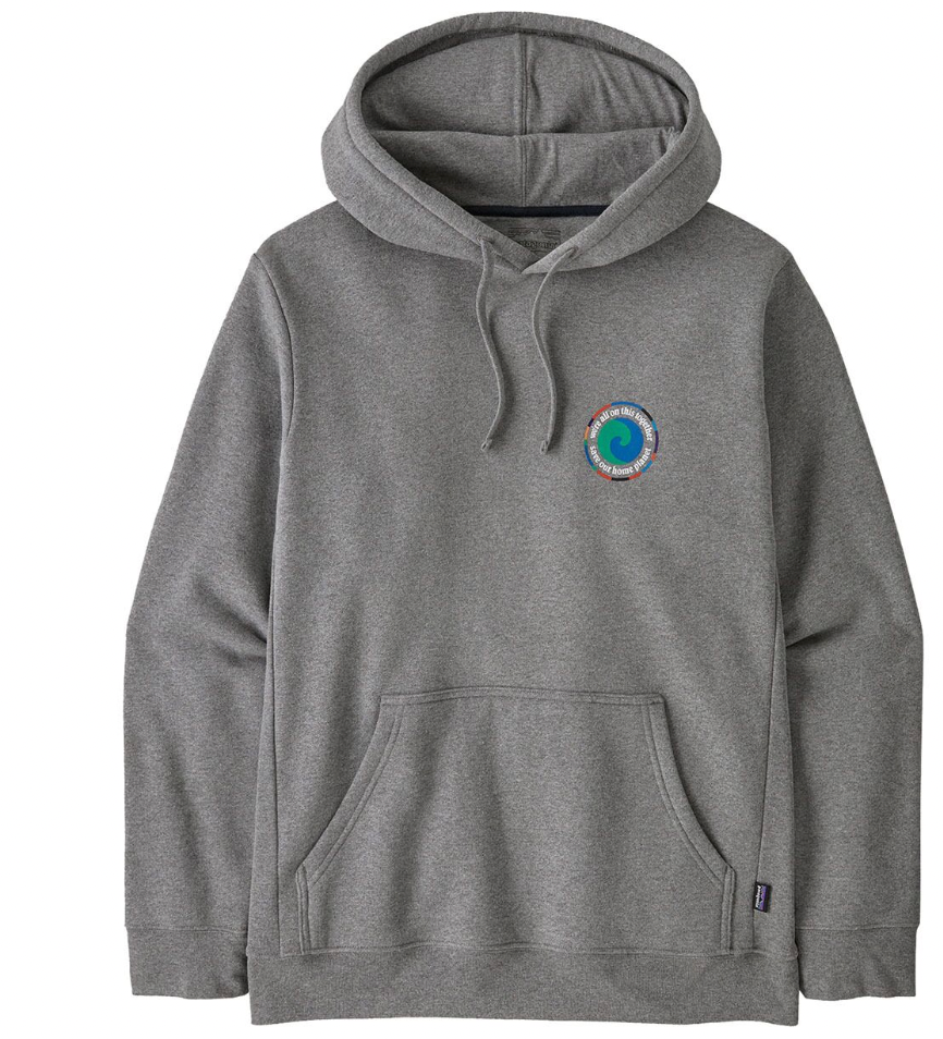 Patagonia M Unity Fitz Uprisal Hoody GRAVEL HEATHER