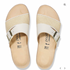Birkenstock Papillio Almina French Piping NATURAL