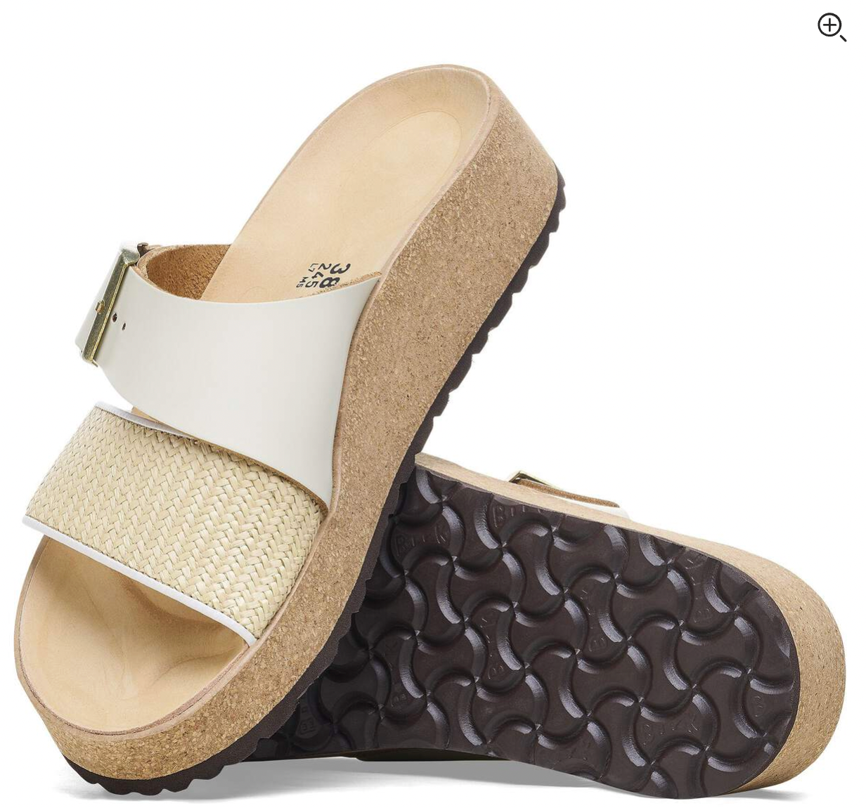 Birkenstock Papillio Almina French Piping NATURAL