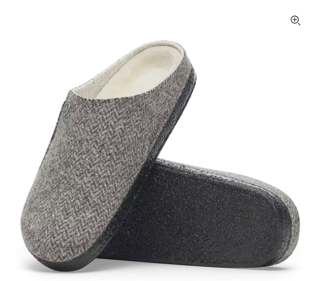 Birkenstock W Zermatt Rivet HERRINGBONE GRAY - NAR