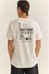 Rhythm M SS Siesta Tee WHITE