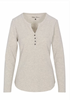 North River W Maury Waffle Henley LIGHT HEATHER