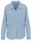 North River W LS Plymouth Pigment French Terry Shirt CHAMBRAY