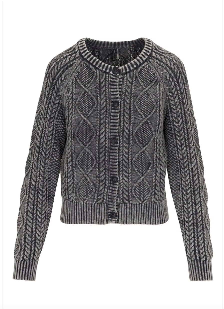 North River W Newport Cable Cardigan INDIGO