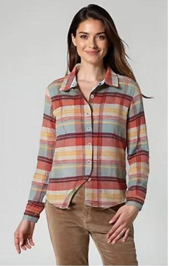 North River W Willow Knit Button Down ARCTIC