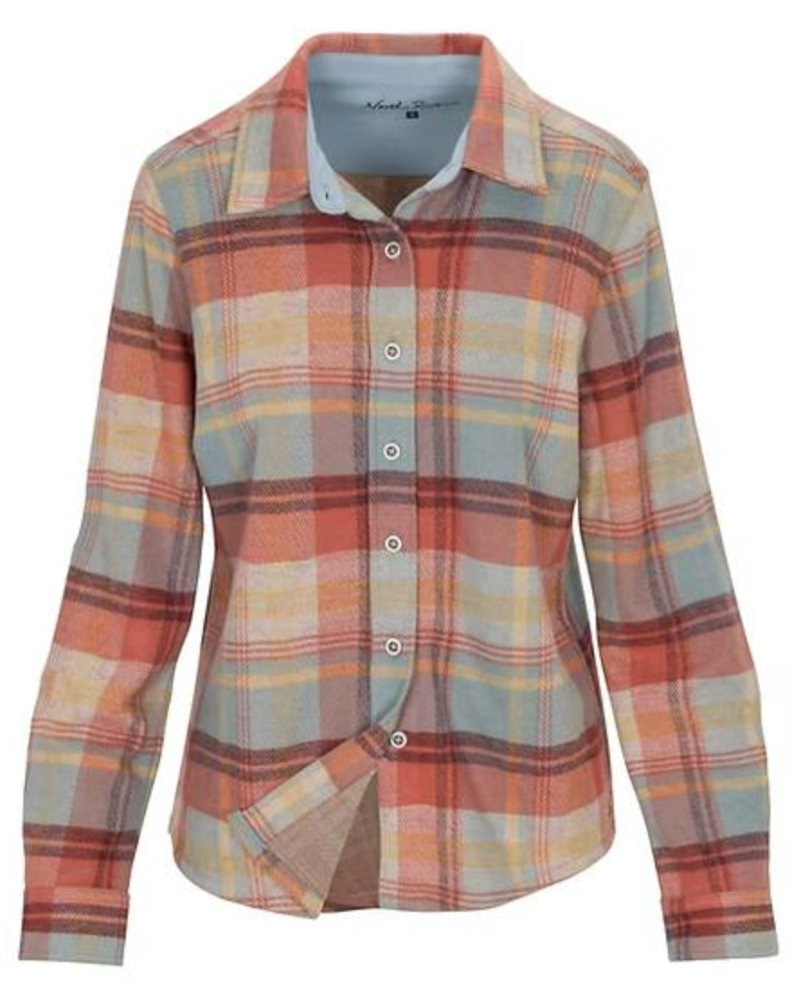 North River W Willow Knit Button Down ARCTIC