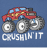 Life Is Good Kids SS Crusher Crushin It Truck Tee VINTAGE BLUE