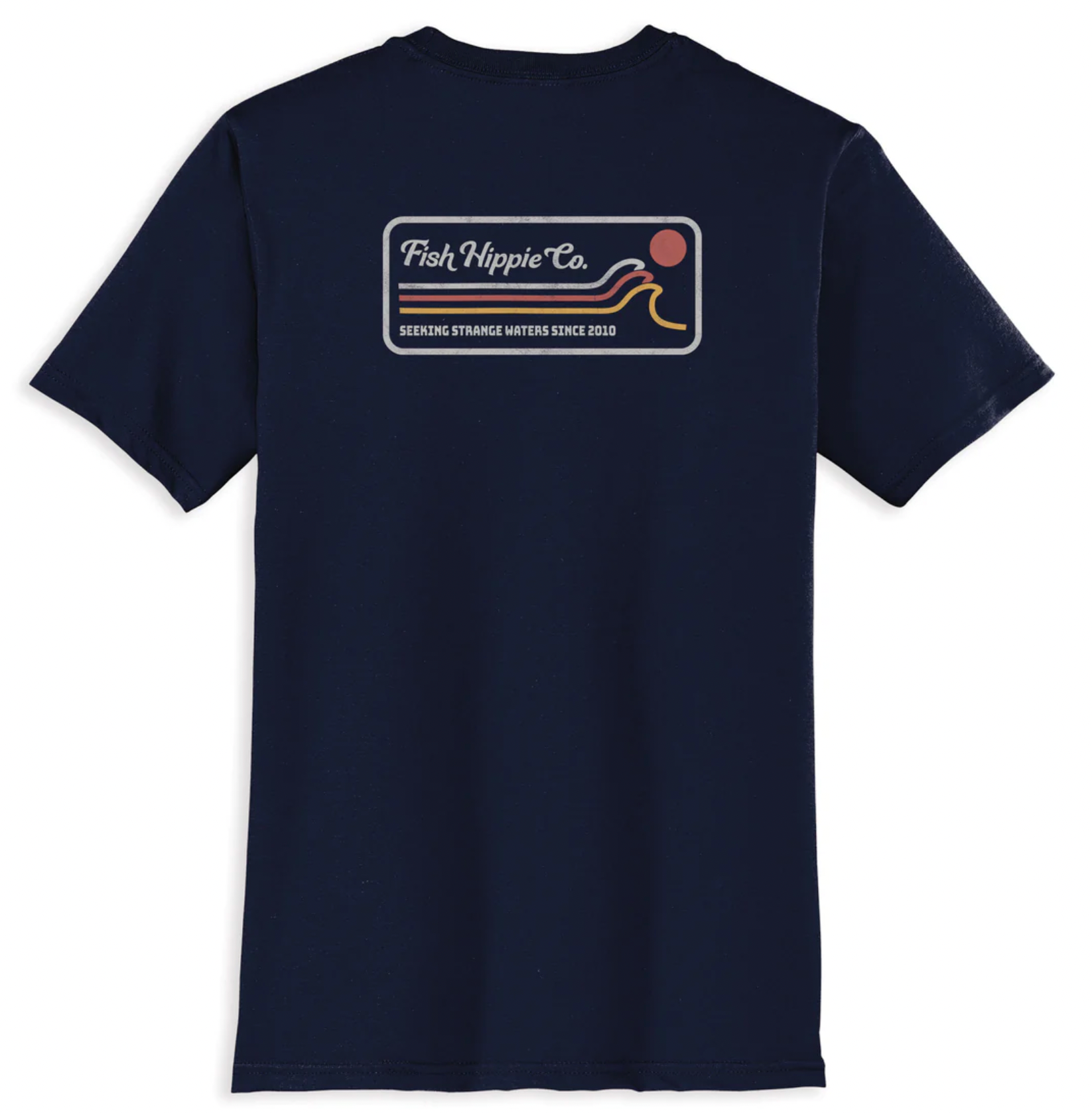 Fish Hippie M SS Triple Up Tee DOCKSIDE NAVY