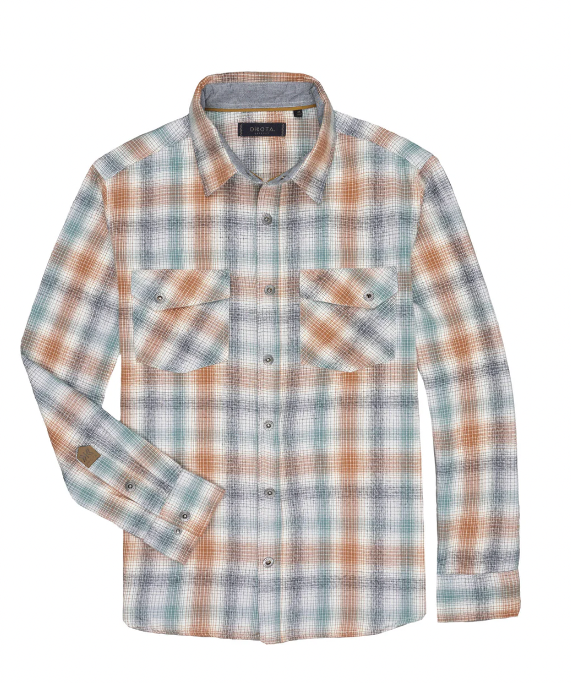 Dakota Grizzly M Riley Flannel IVORY DRIFT