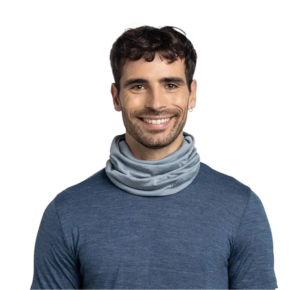 BUFF Merino Lightweight Neckwear SOLID FLINT