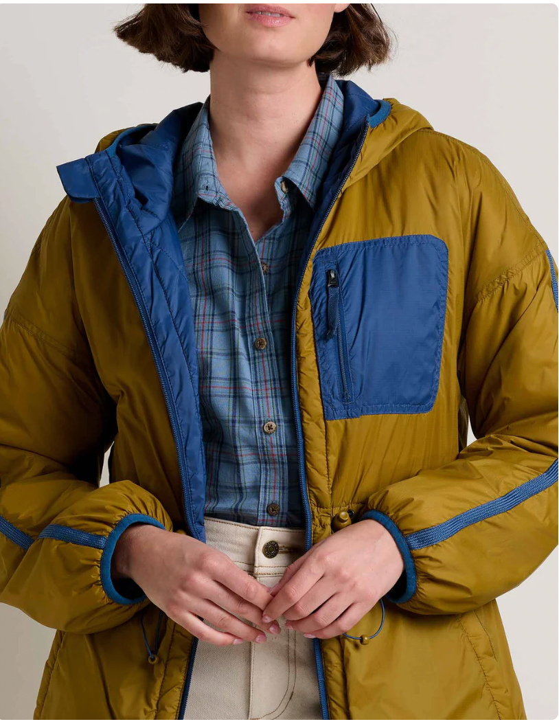 Toad & Co W Nomader Reversible Parka DEEP SEA/COYOTE