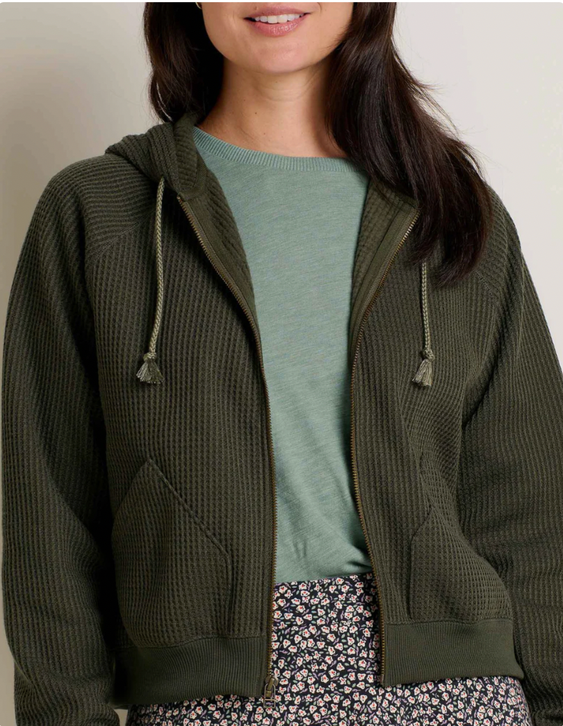 Toad & Co W Bitterroot Hoodie OLIVE