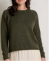 Toad & Co W Alpineglo Sweater OLIVE