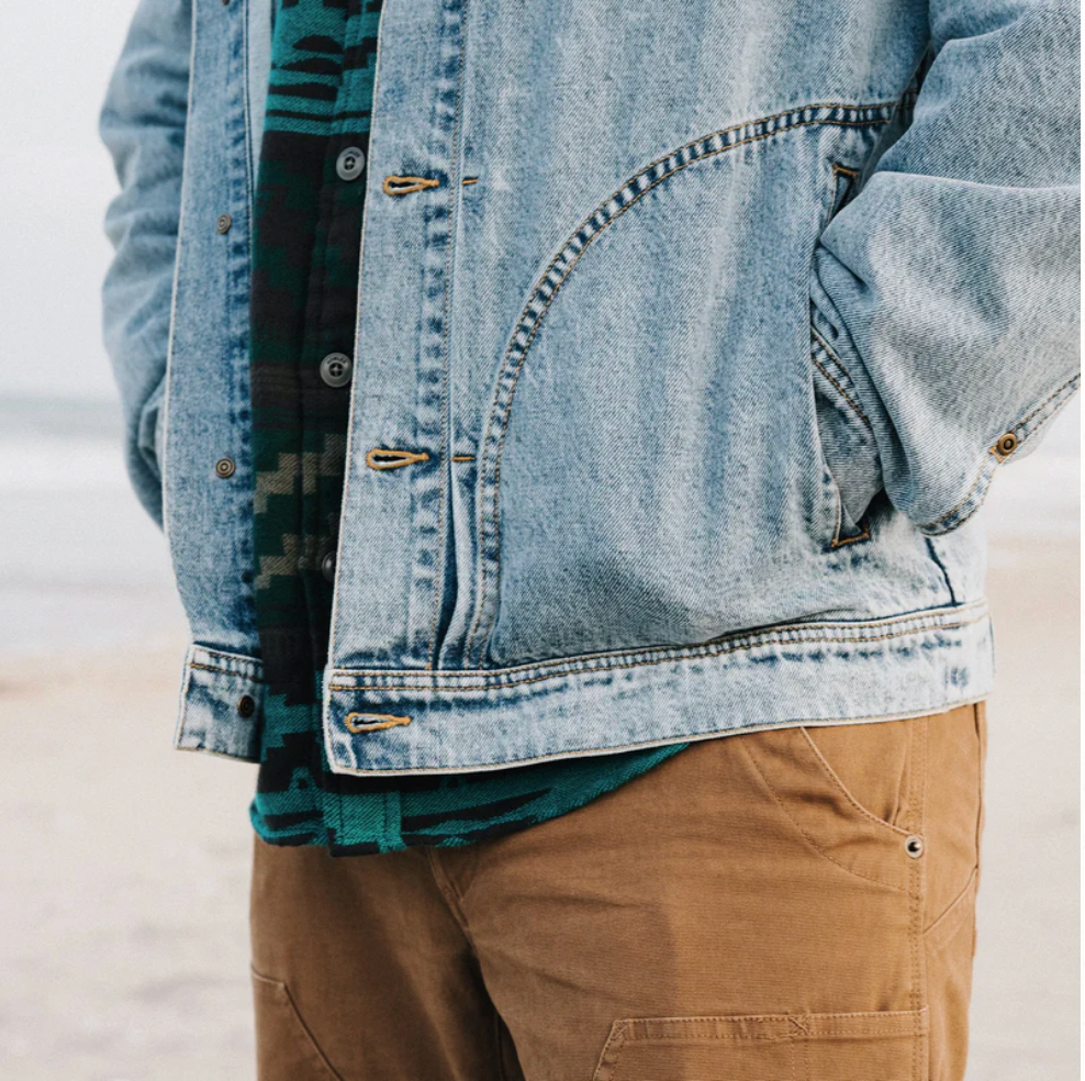 Howler Bros M Denim Depot Jacket LAUPER LIGHT WASH