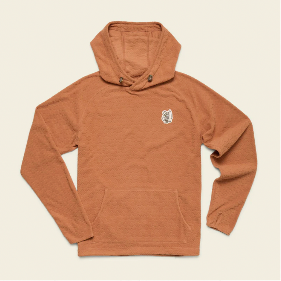 Howler Bros M Palo Duro Hoodie MOUNTAIN GRID CLAY