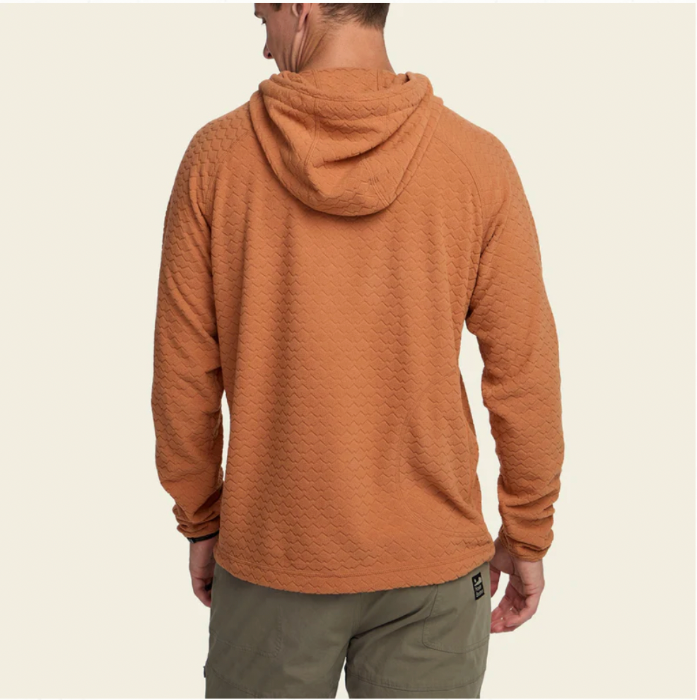 Howler Bros M Palo Duro Hoodie MOUNTAIN GRID CLAY