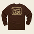 Howler Bros M LS Howler Posse Tee MAHOGANY