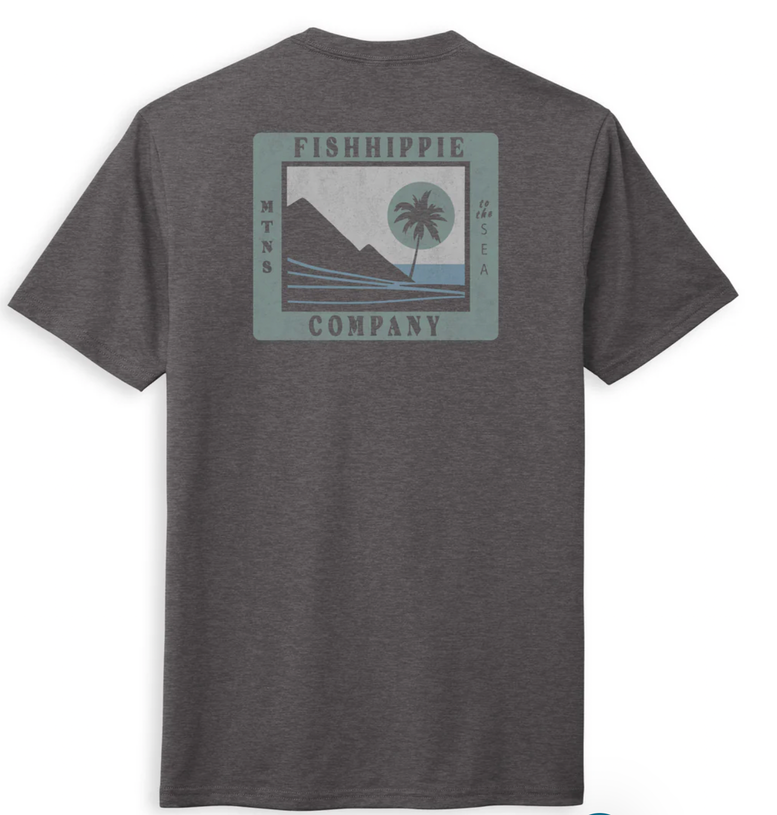 Fish Hippie M SS Descent Tee DRIFTSTONE