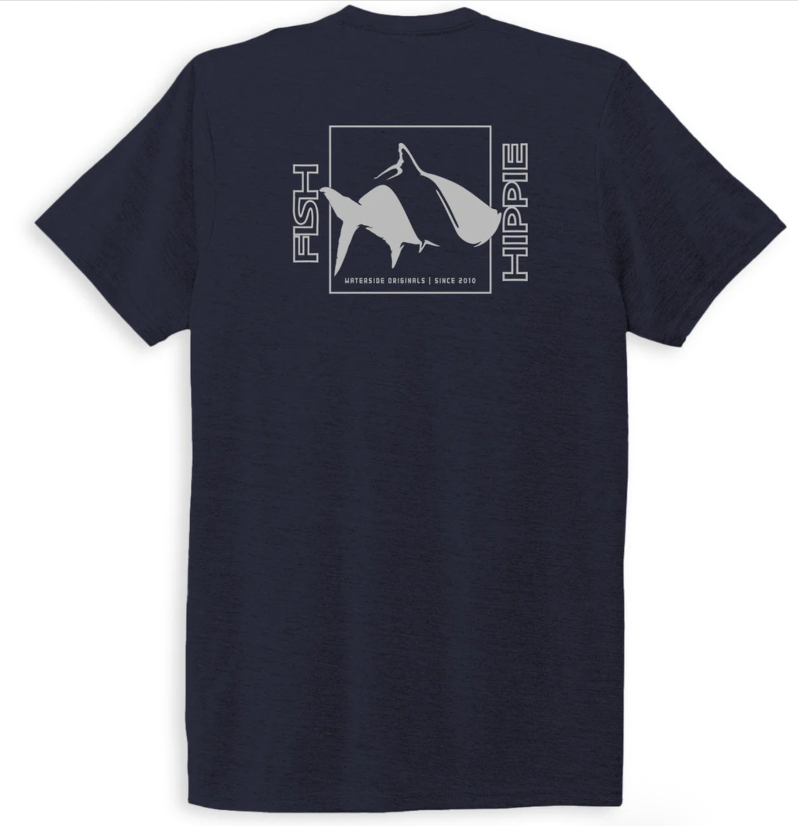 Fish Hippie M SS Transient Tee NAVY