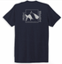 Fish Hippie M SS Transient Tee NAVY