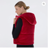 Tavi W Ribbed Velour Puffer Vest RUBY