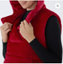 Tavi W Ribbed Velour Puffer Vest RUBY