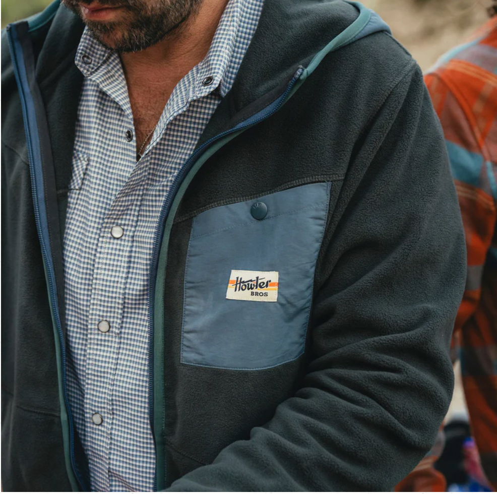 Howler Bros M Free Range Hooded Jacket ANTIQUE BLACK