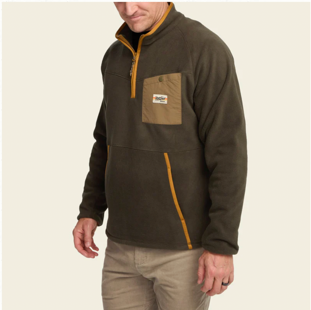 Howler Bros M Free Range Fleece Pullover ARMY
