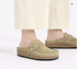Birkenstock W Buckley Shearling Suede Leather TAUPE - NARROW